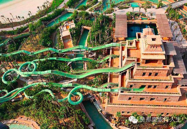 阿联酋迪拜的水世界冒险乐园