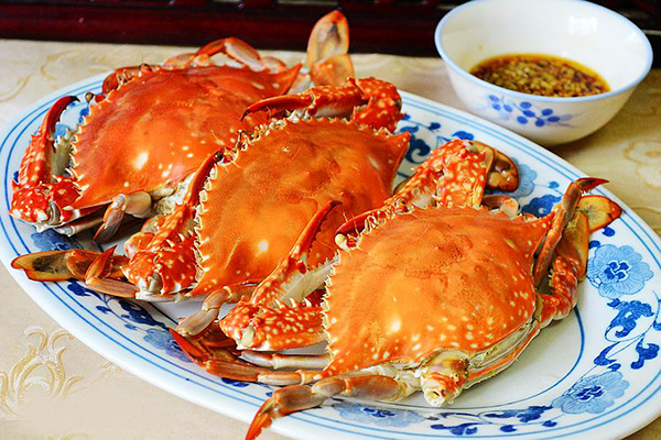 日照美食:清蒸海蟹 日照美食:清蒸海蟹