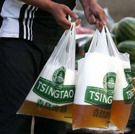 袋装啤酒