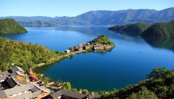 泸沽湖观景台