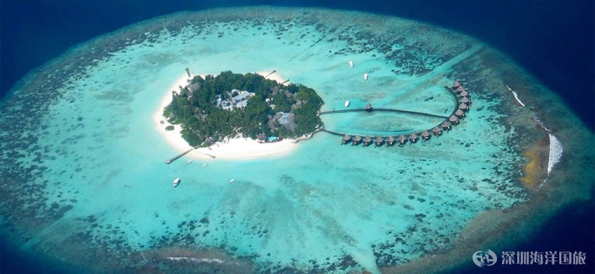 蓝色美人蕉岛 Thulhagiri Island Resort and Spa
